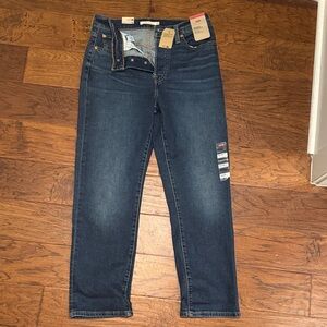 Levi's Women's Dark Blue Straight Jeans